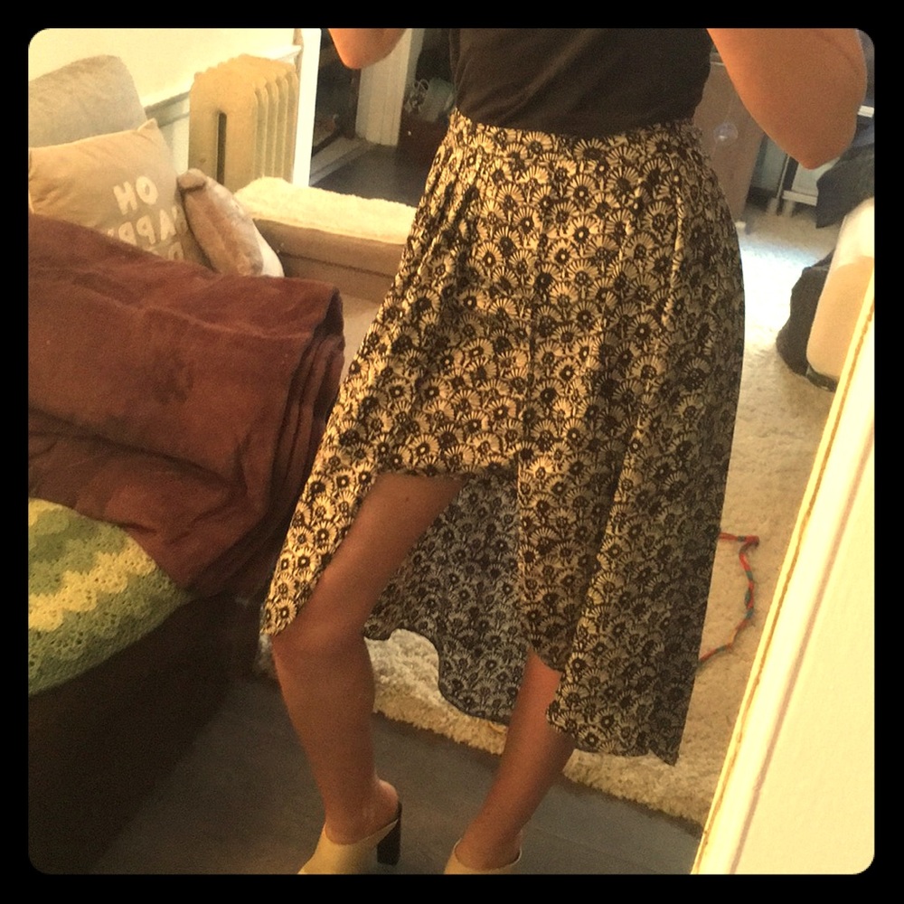 Free People Skirt, Daisy Pattern, Size 2
